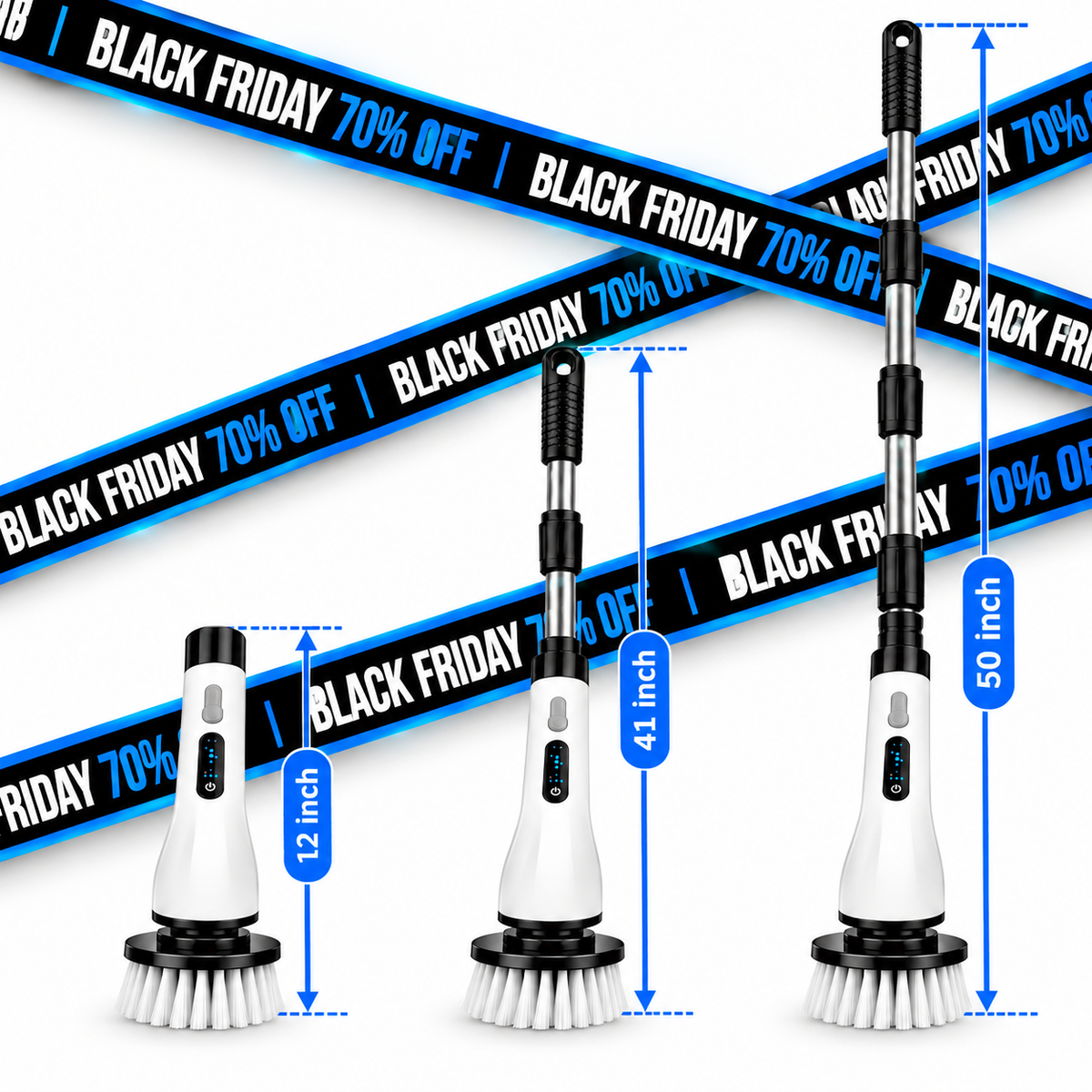 Cepillo De Limpieza Giratorio 9 en 1 - Semana de Black Friday 70% OFF!!