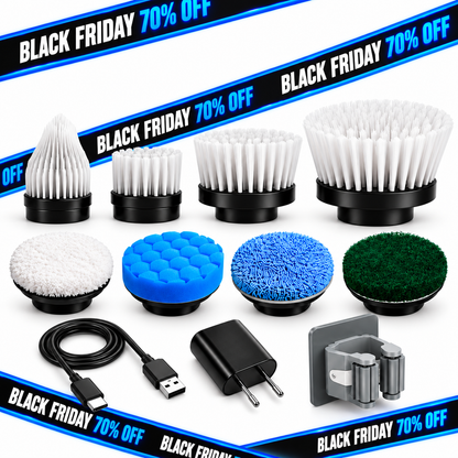 Cepillo De Limpieza Giratorio 9 en 1 - Semana de Black Friday 70% OFF!!